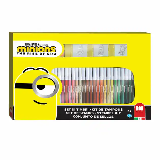Minions Kleurset met Stempels, 41dlg. Direct Verzonden
