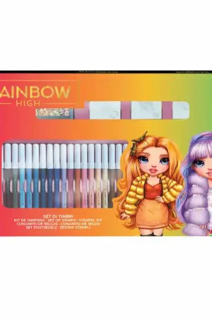 Rainbow High Kleurset met Stempels, 41dlg. Rechtstreeks Van De Fabrikant