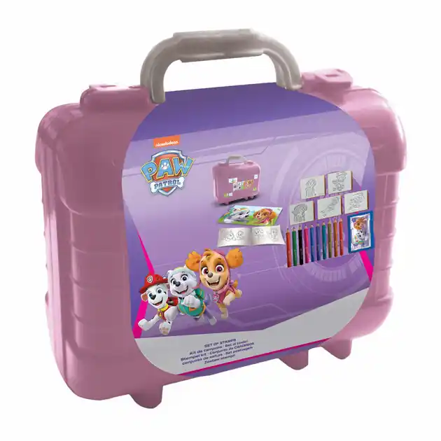 PAW Patrol Skye Reis Stempel- en Kleurkoffer Bestseller