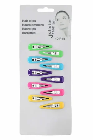 Haarclips Kleur, 10st. Merkproduct