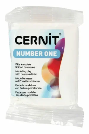 Voordeelprijs Cernit Boetseerklei Opaque White, 56 gram