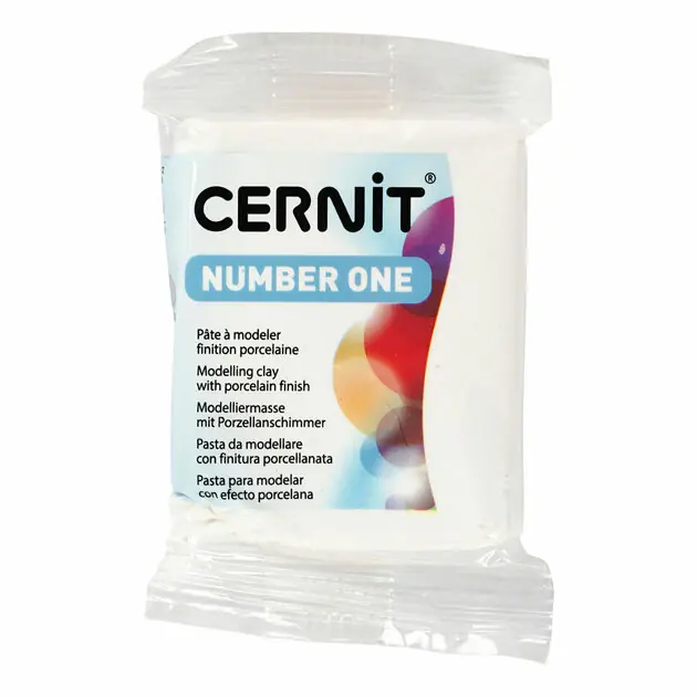 Voordeelprijs Cernit Boetseerklei Opaque White, 56 gram