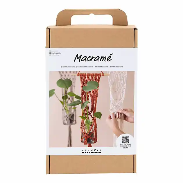 Betaalbaar Hobbyset Macrame Bloemenhanger