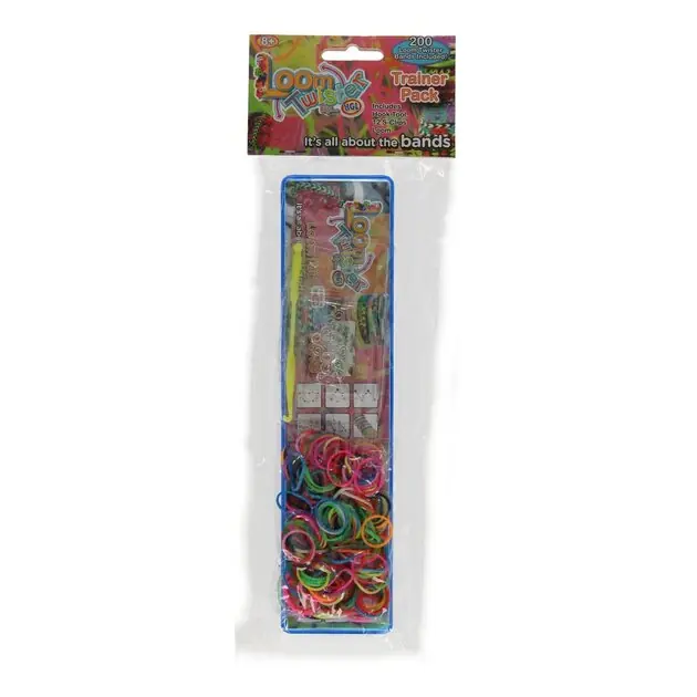 Loom Twister Loombord Blauw en Bandjes, 200st. Goedkoop