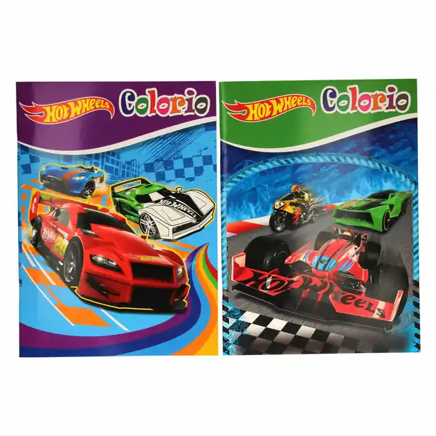 Flitsaanbieding Hot Wheels Colorio Kleurboek