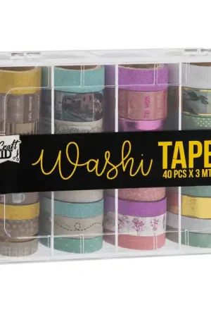 Washitape in Opbergbak, 40st. Lage Kosten