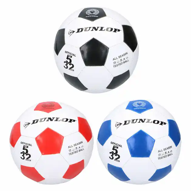 Premium Dunlop Voetbal Klassiek Kleur
