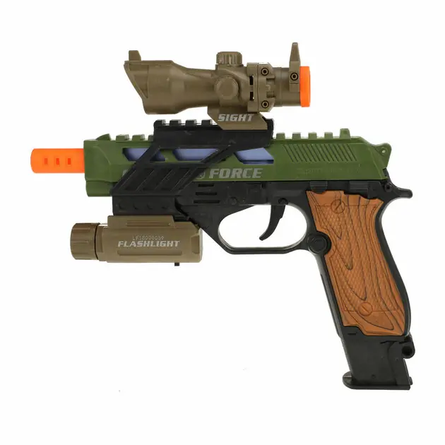 Alfafox Pistool Militair met Licht en Geluid en Zaklamp Rechtstreeks Van De Fabrikant