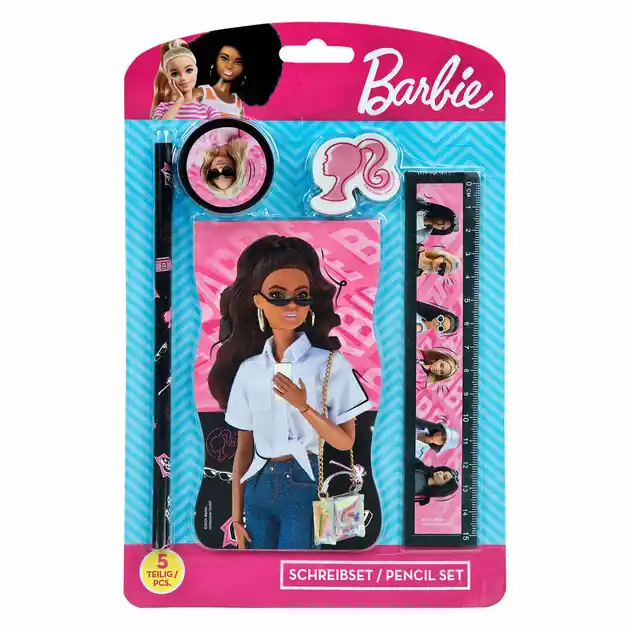 Schrijfset Barbie, 5dlg. Koop Vandaag