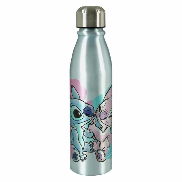Drinkfles Stitch Aluminium, 600ml Speciale Aanbieding