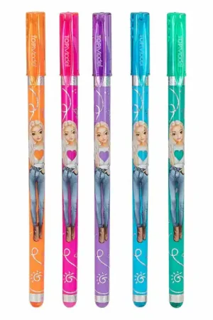 Uitverkoop TOPModel Glitter Gelpennen Roller, 4st.