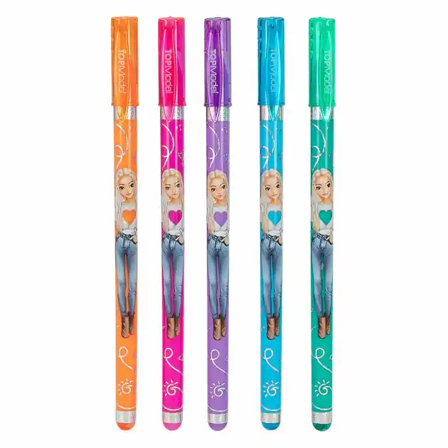 Uitverkoop TOPModel Glitter Gelpennen Roller, 4st.