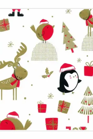 Beperkte Voorraad Kerst Inpakpapier, 3mtr.