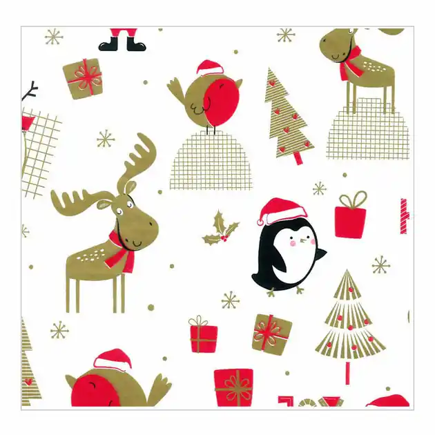 Beperkte Voorraad Kerst Inpakpapier, 3mtr.