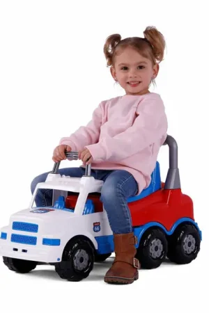Populair Cavallino XXL Torpedo Vrachtwagen Loopauto, 69cm