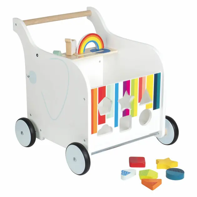 Small Foot - Baby Walker Speelgoedkist Olifant Korting
