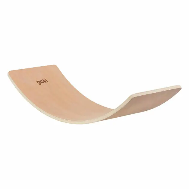 Goki Houten Balansbord Halve Maan Naturel, 82cm Populair