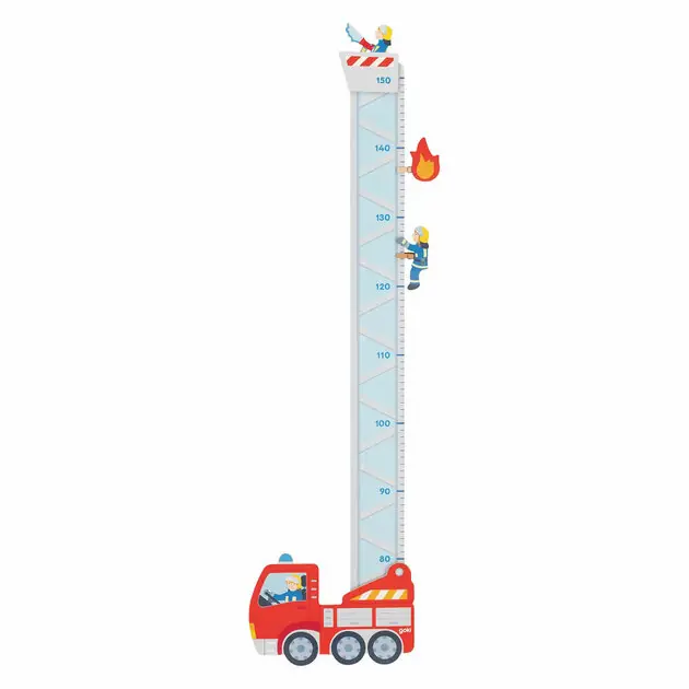 Goki Houten Groeimeter Brandweer. 94cm Meest Verkocht