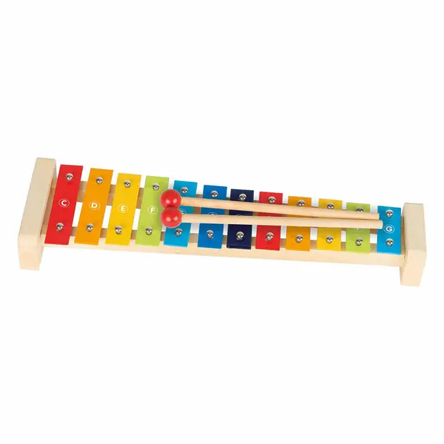 Goedkoop Goki Houten Xylofoon met Liedboek, 4dlg.