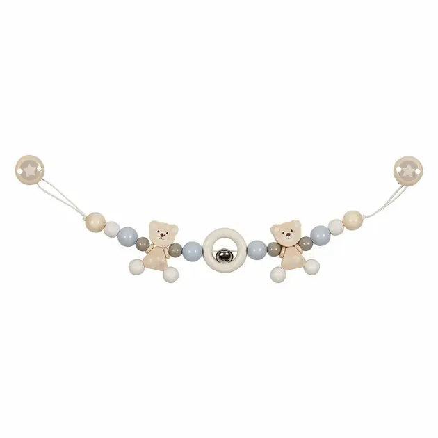 Goki Houten Wandelwagenketting Beert met Clips Gereduceerde Prijs