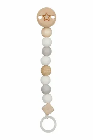 Bestseller Goki Houten Fopspeenketting Ster Blauw