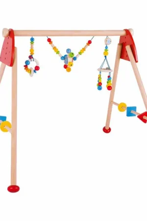 Voordeelprijs Goki Houten Babygym Regenboog