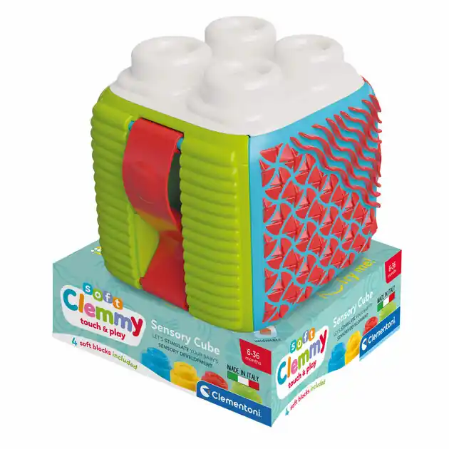 Superprijs Clementoni Baby Soft Clemmy Sensorische Kubus