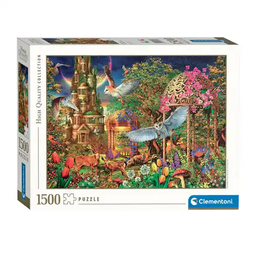 Clementoni Legpuzzel Woodland Fantasy Garden, 1500st. Hoge Kwaliteit