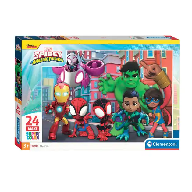 Clementoni Legpuzzel Super Color Maxi Spidey, 24st. Beste Prijs