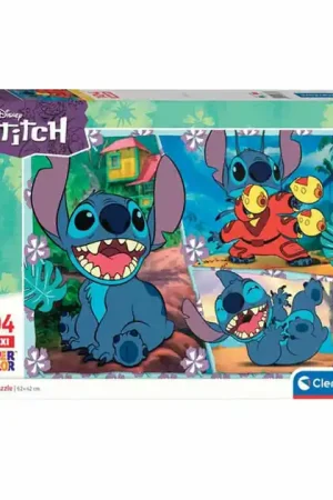 Korting Clementoni Legpuzzel Super Color Maxi Disney Stitch, 104st.