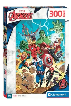 Snelle Levering Clementoni Legpuzzel Super Color The Avengers, 300st.