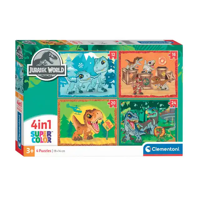 Meest Verkocht Clementoni Legpuzzel 4in1 Jurassic World