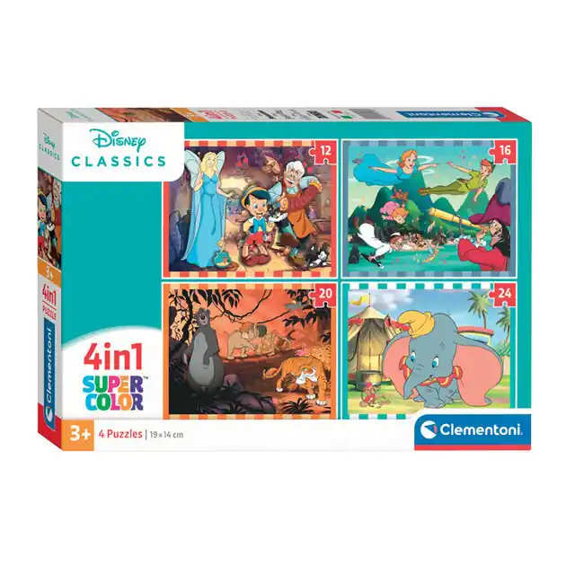 Clementoni Legpuzzel 4in1 Disney Animals Koop Vandaag