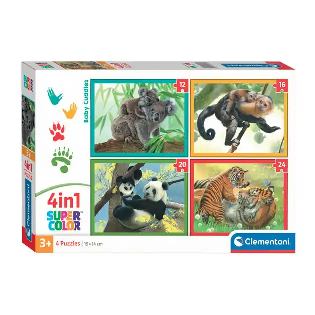 Clementoni Legpuzzel 4in1 Baby Cuddles Koop Online