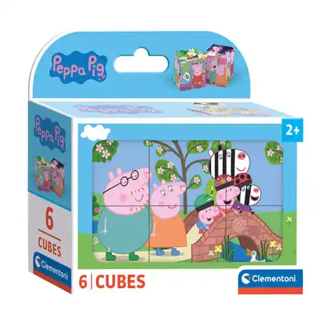 Clementoni Blokpuzzel Peppa Pig, 6st. Goedkoop