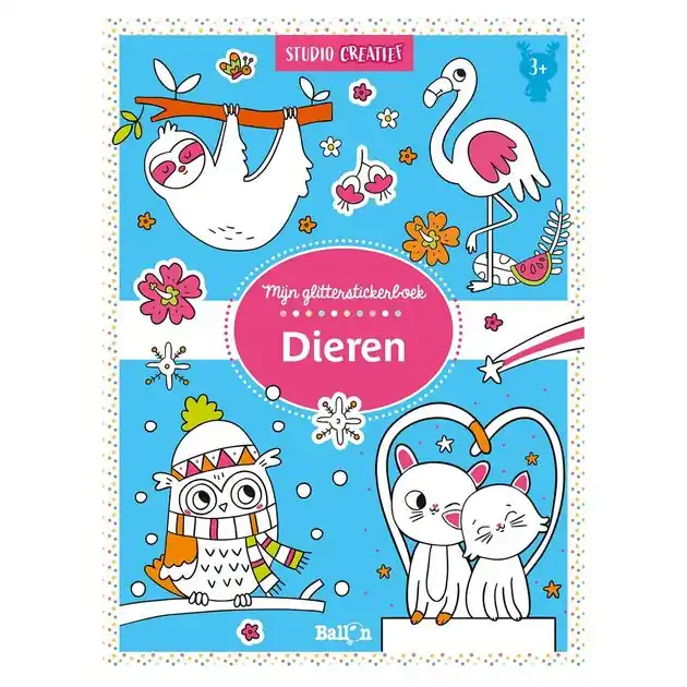 Mijn Glitterstickerboek - Dieren Merkproduct