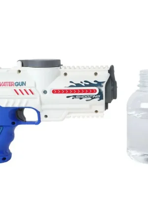 Sun Fun Waterpistool Elektrisch met Fles Wit/Blauw, 18cm Beste Prijs