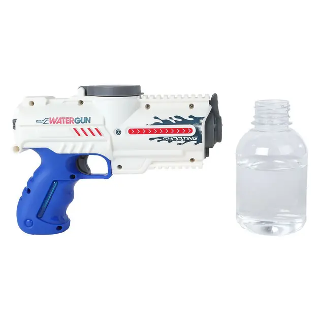 Sun Fun Waterpistool Elektrisch met Fles Wit/Blauw, 18cm Beste Prijs