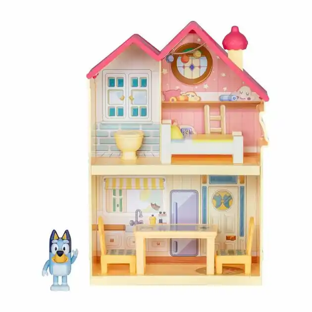 Bluey Mini Speelhuis met Meubels en Speelfiguur Laatste Versie