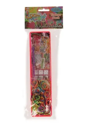 Tijdelijk Beschikbaar Loom Twister Loombord Roze en Bandjes, 200st.