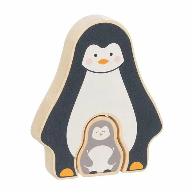 Voordeelprijs Goki Houten Puzzel Staand Pinguïnt, 2st.
