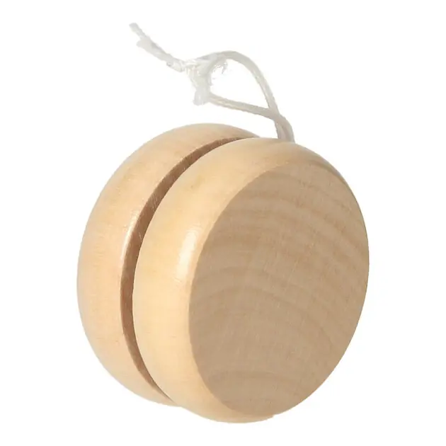Op = Op Houten Jojo's in Katoenen Tasje, 24 stuks