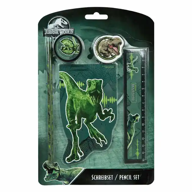 Speciale Aanbieding Schrijfset Jurassic World, 5dlg.