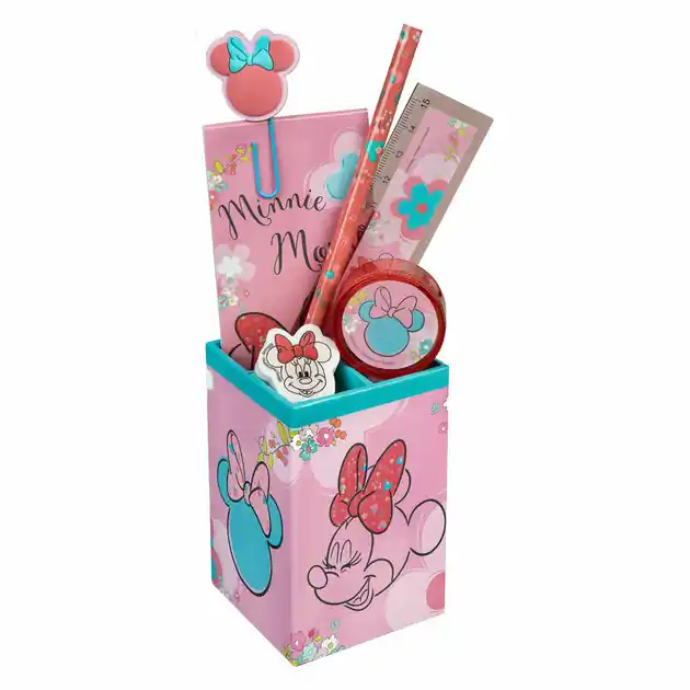 Bureauset Minnie Mouse, 6dlg. Lage Prijs