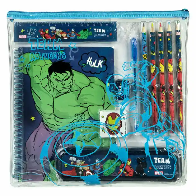 Flitsaanbieding Notitie en Schrijfset Avengers