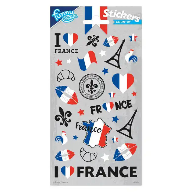 Stickervel Frankrijk Actieprijs