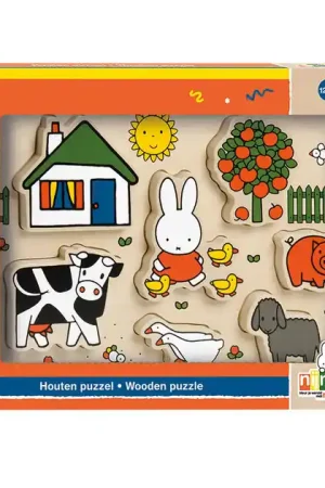 Tijdelijk Beschikbaar Houten Puzzel Nijntje Chunky, 7st.