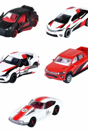Majorette Toyota Die-Cast Racing Auto's Giftpack, 5st. Meest Verkocht