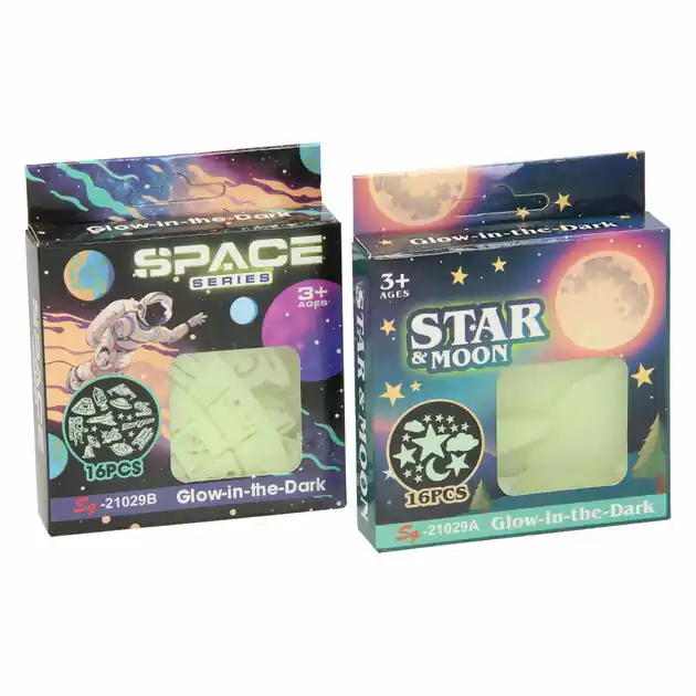 Exclusieve Aanbieding Glow in the Dark Set Ruimte, 16dlg.