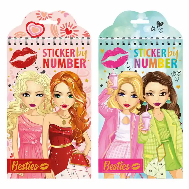 Besties Stickeren op Nummeren, 18dlg. Weekendaanbieding